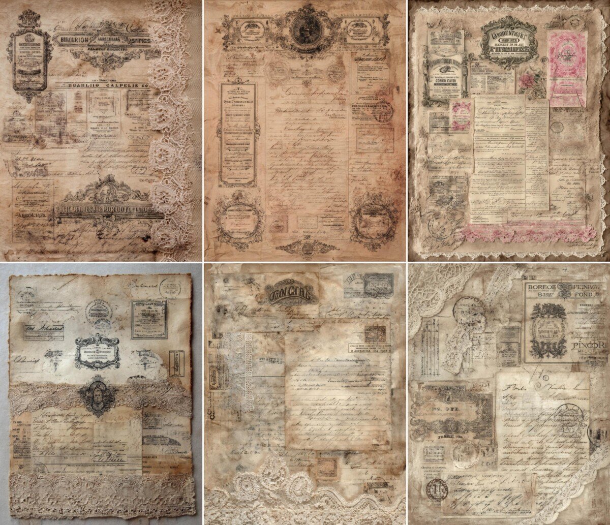 vintage preview 2 – Journal Pages