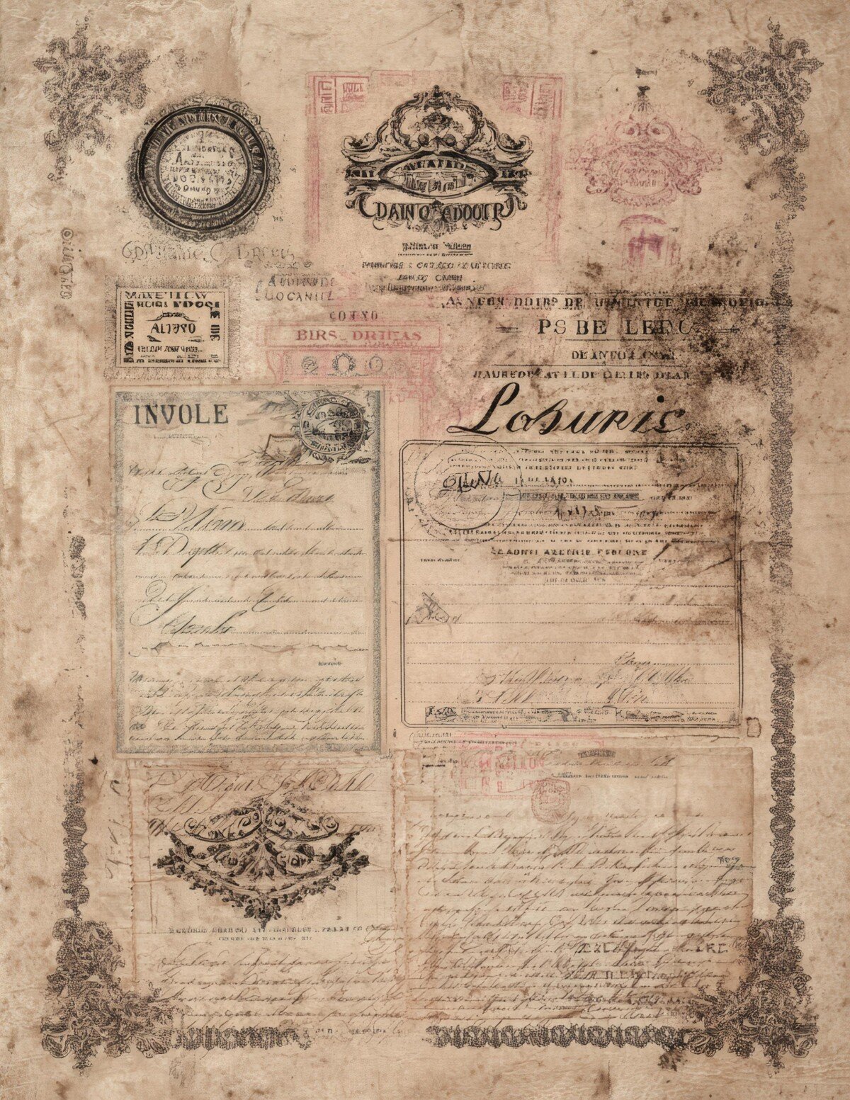 vintage preview 10 – Journal Pages