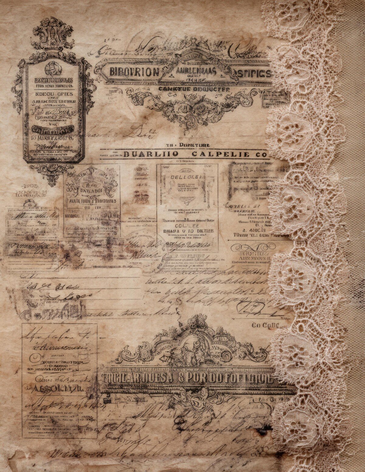 vintage preview 9 – Journal Pages