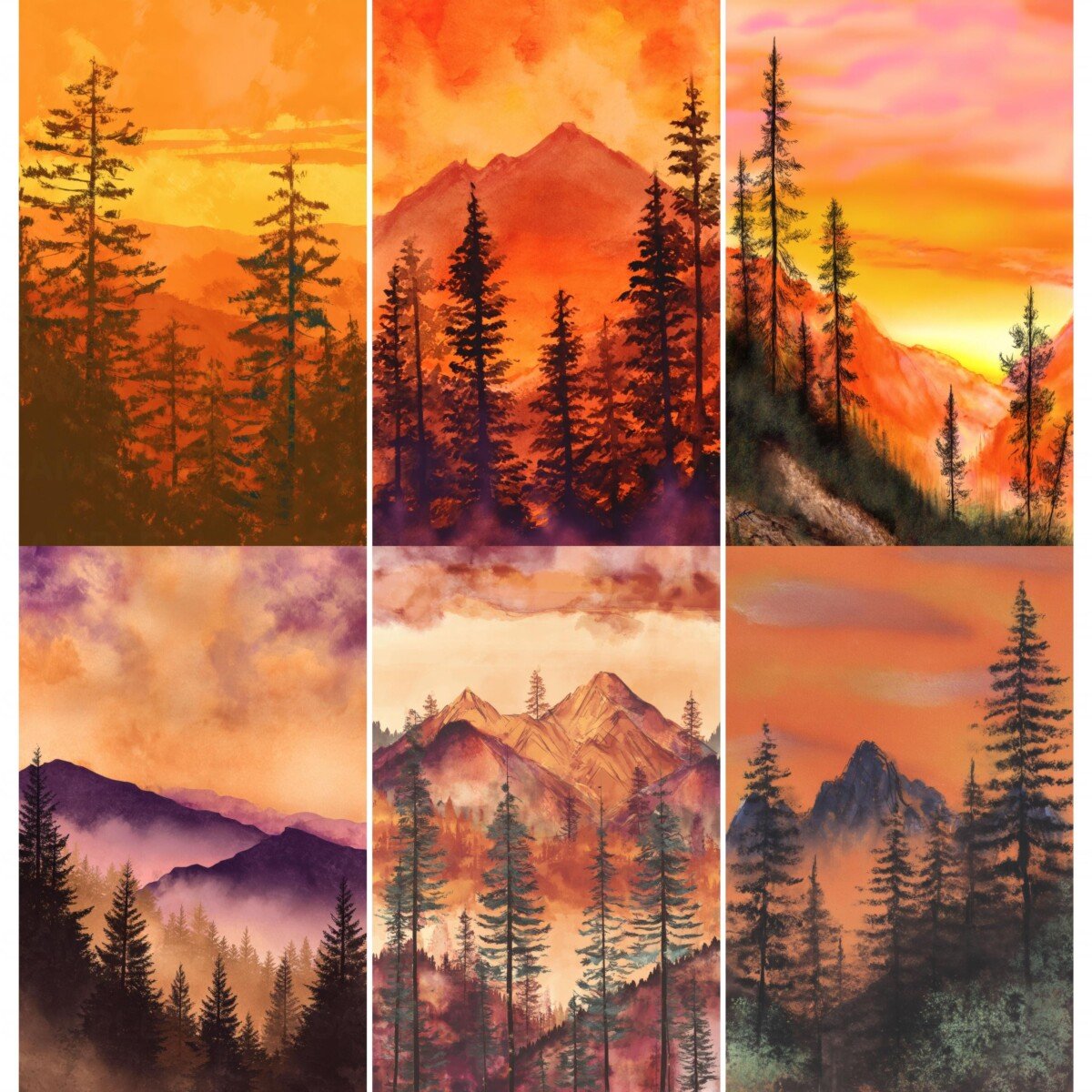 mountain preview 6 – Journal Pages