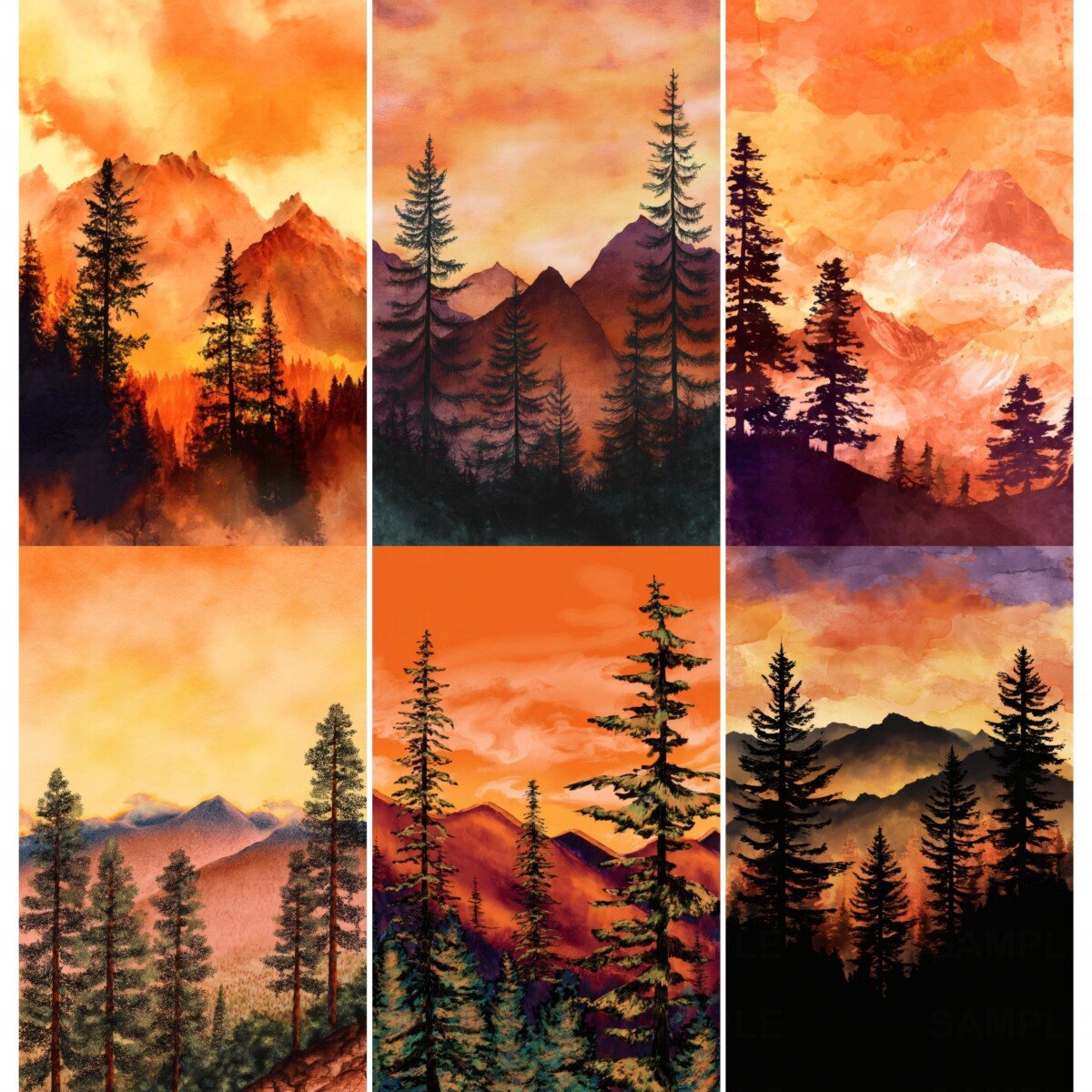 mountain preview 5 – Journal Pages