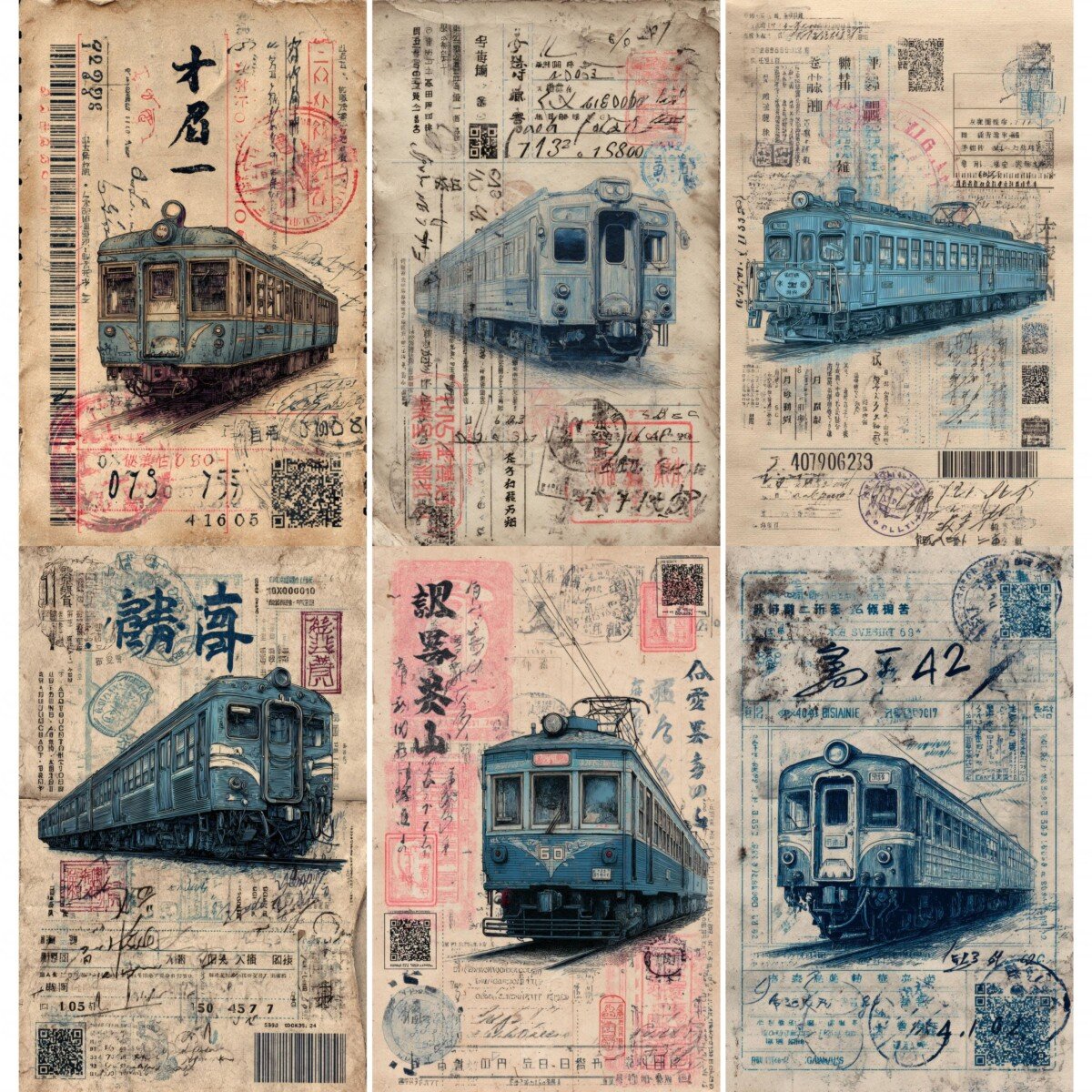 vintage preview 5 – Journal Pages