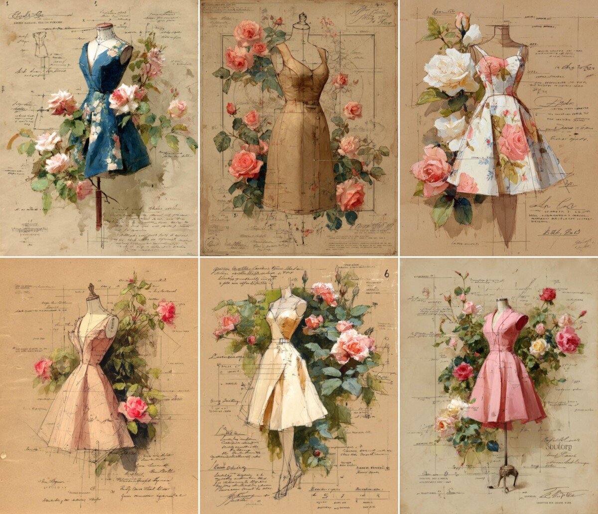 vintage preview 7 – Journal Pages