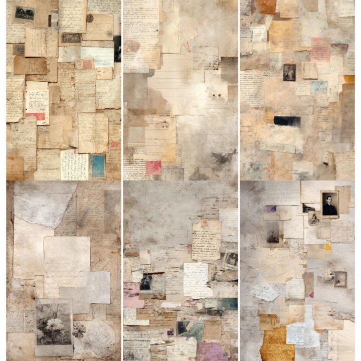 lost – 52 Lost Diary Junk Journal Pages