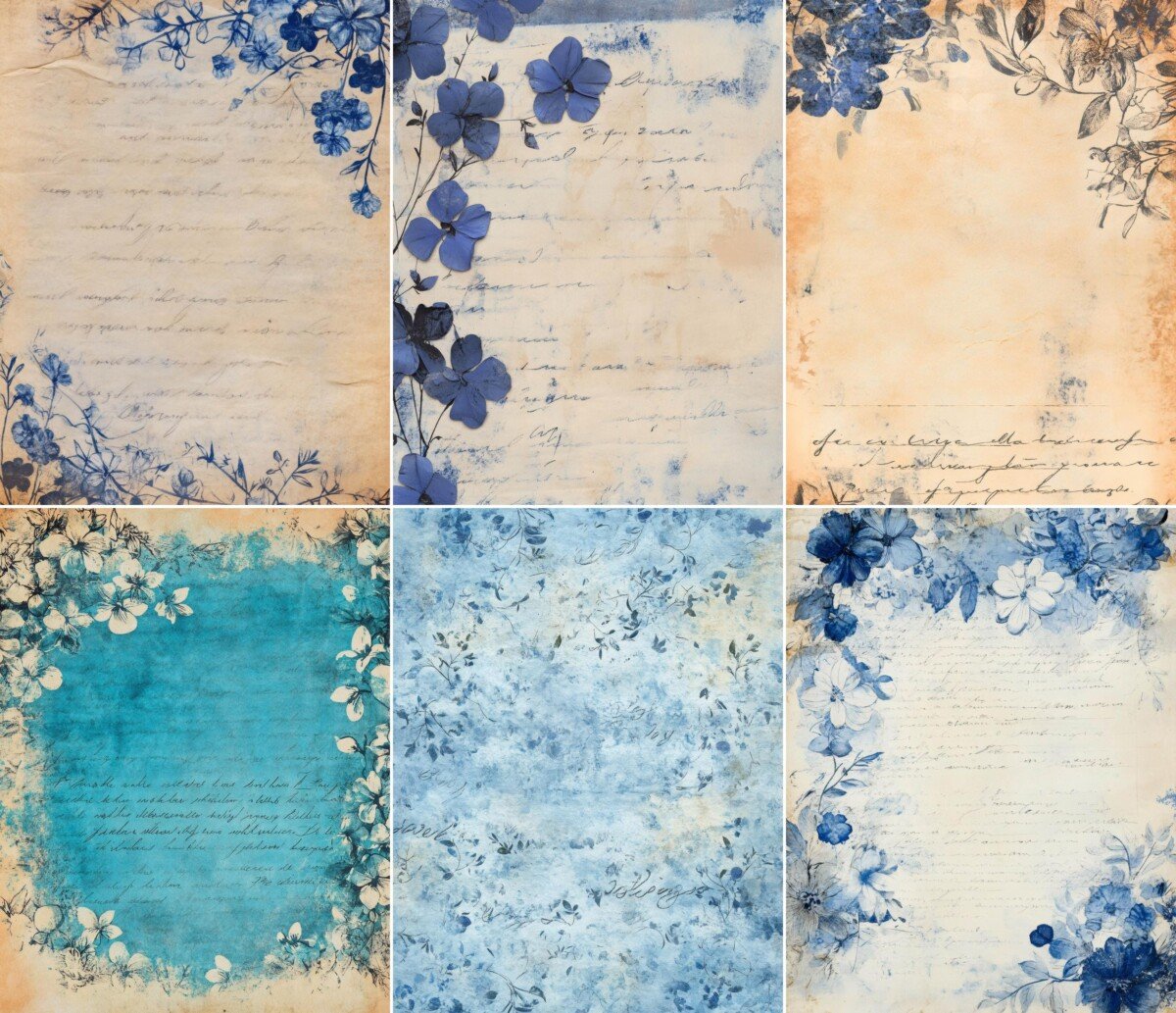 blue preview 3 – Journal Pages