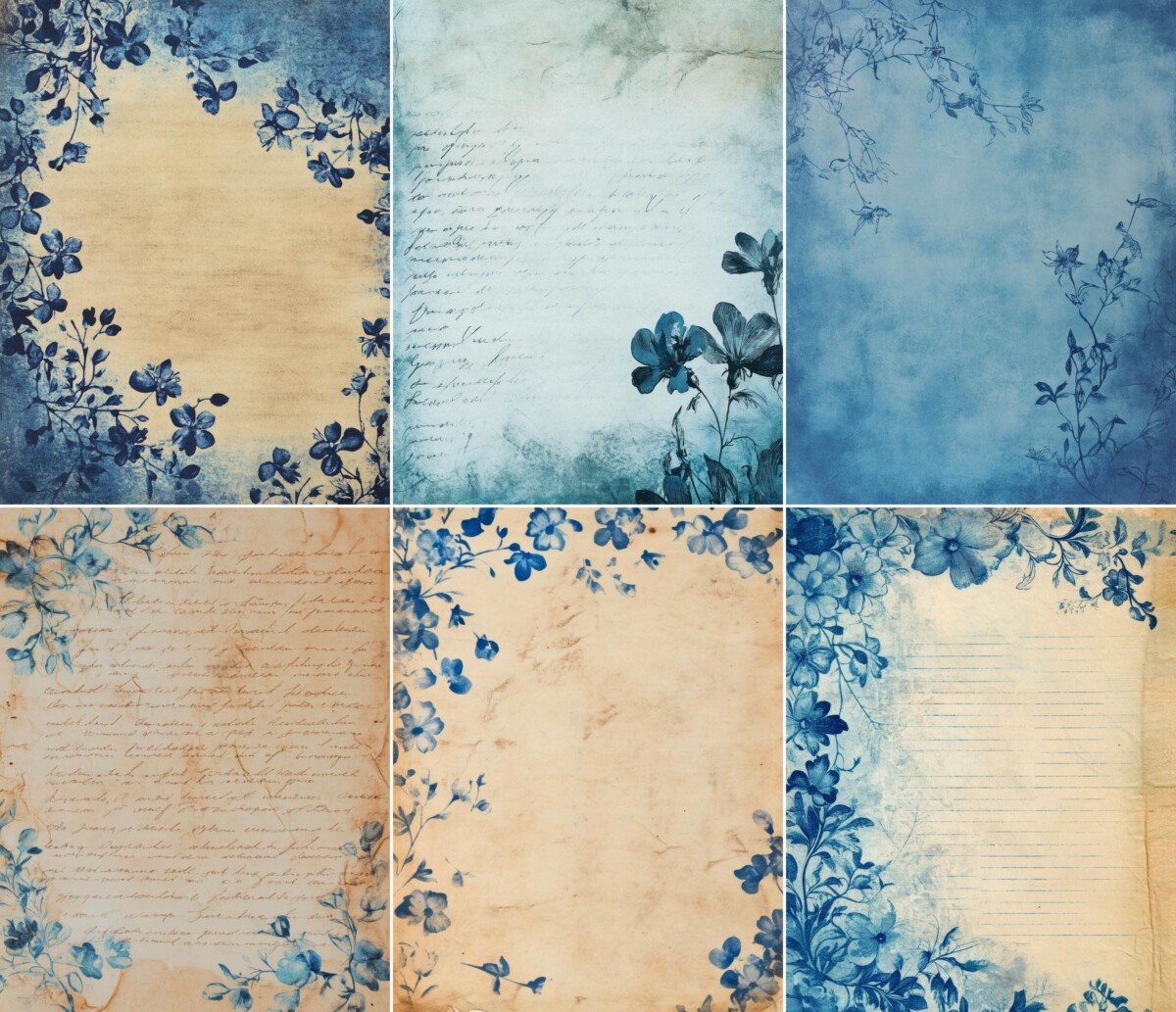 blue preview 4 – Journal Pages