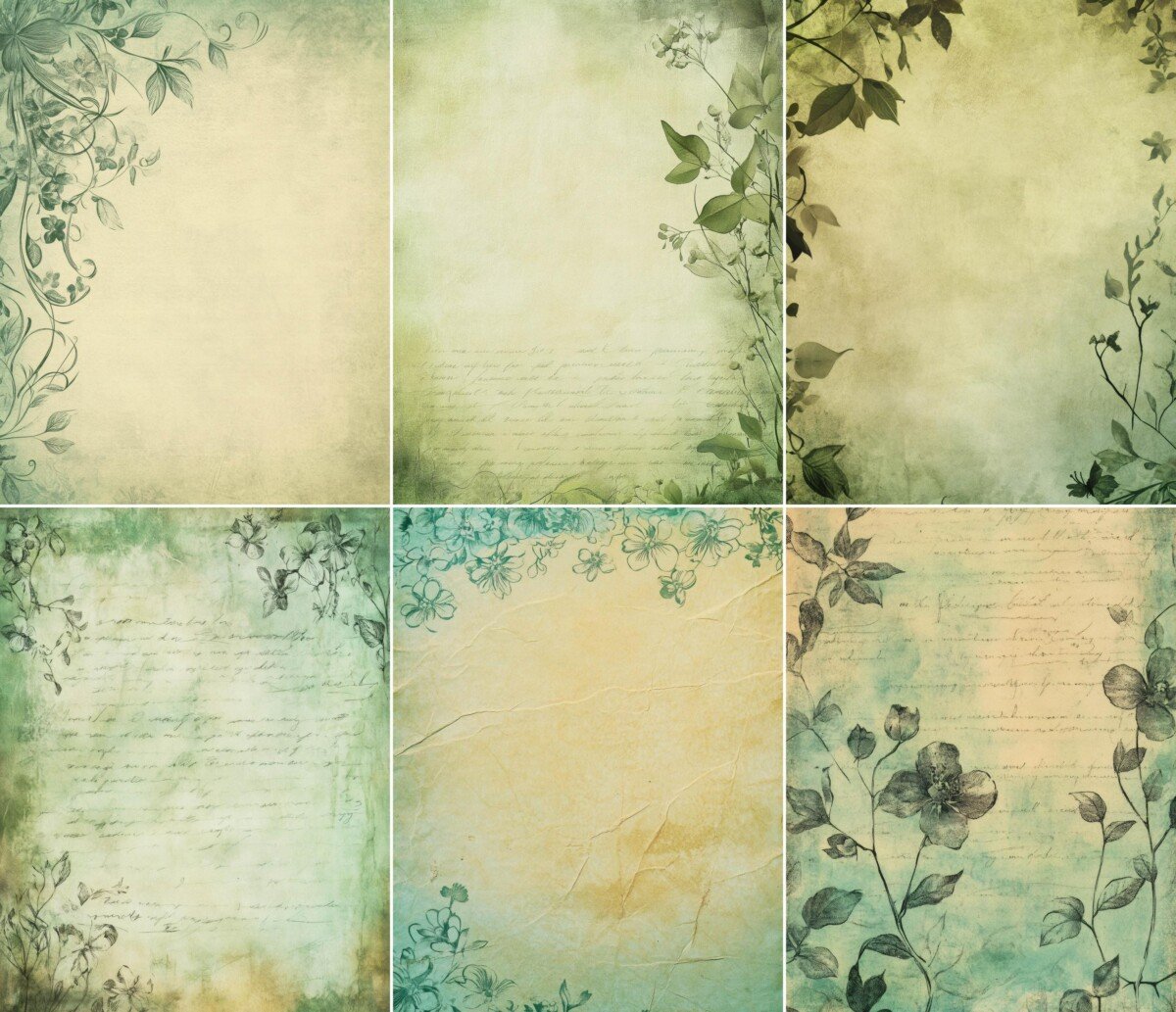 green preview 5 – Journal Pages