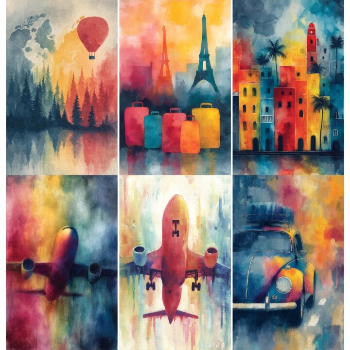 travel – 52 Travel Junk Journal Pages
