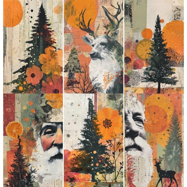 vintage – 52 Vintage Christmas Junk Journal Pages