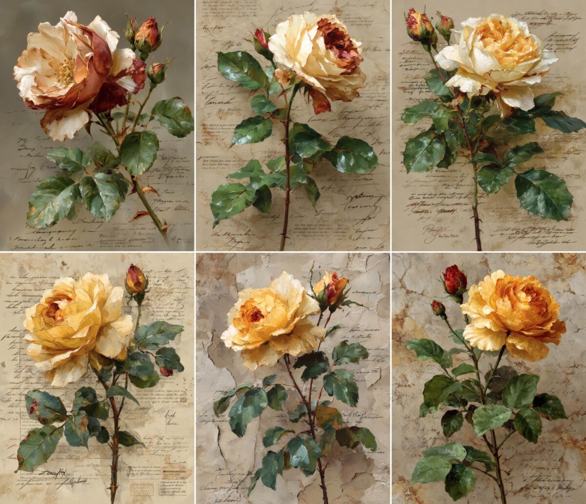 vintage preview 4 – Fussy Cuts