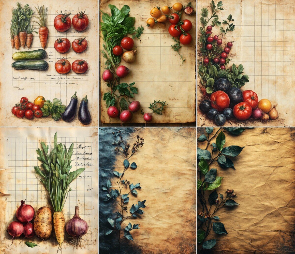 vintage preview 2 – Fussy Cuts