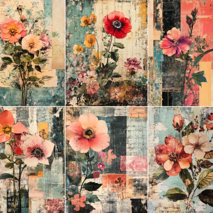 vintage preview 2 – Fussy Cuts