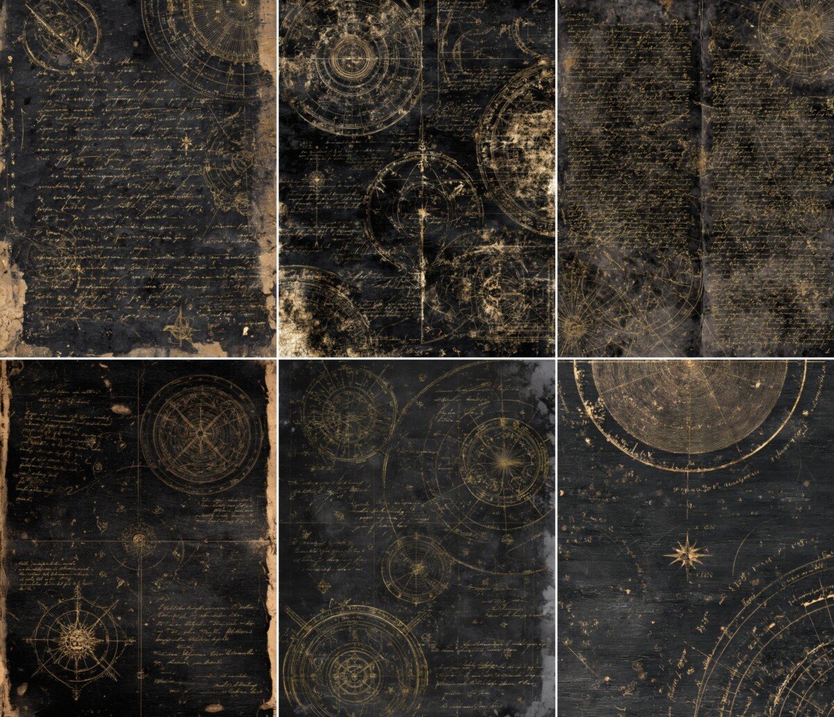 grimoire – 51 Grimoire Mystic Junk Journal Kit
