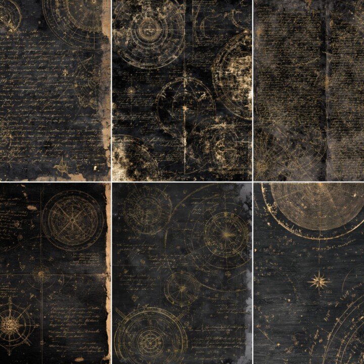 grimoire – 51 Grimoire Mystic Junk Journal Kit
