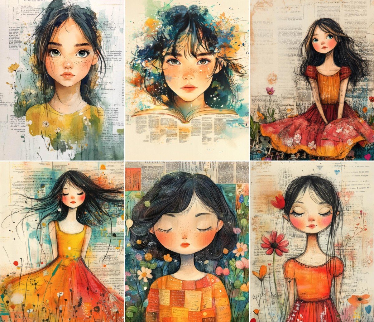 whimsical preview 2 – Journal Pages