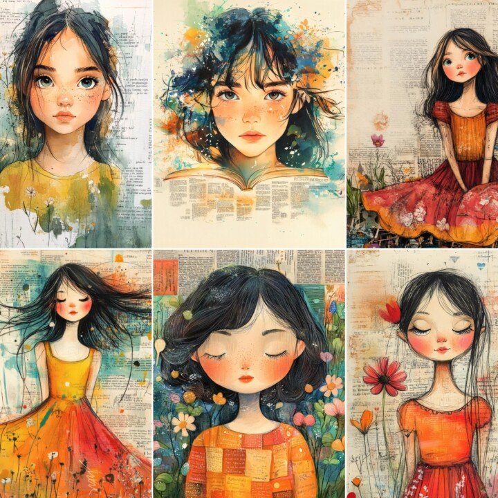 whimsical preview 2 – Journal Pages