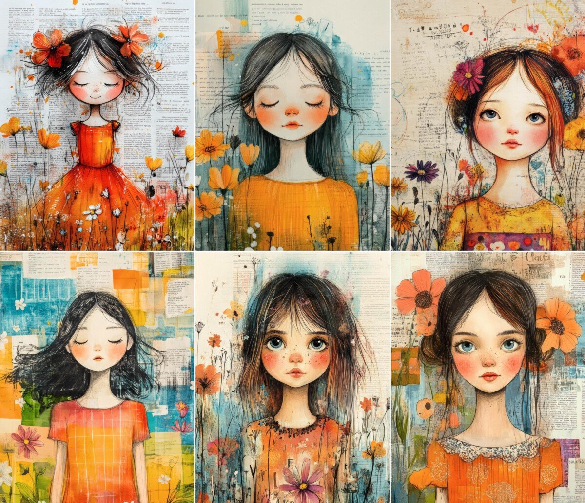 whimsical preview 4 – Journal Pages