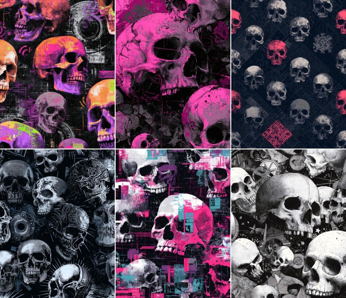 skull preview 2 – Journal Pages