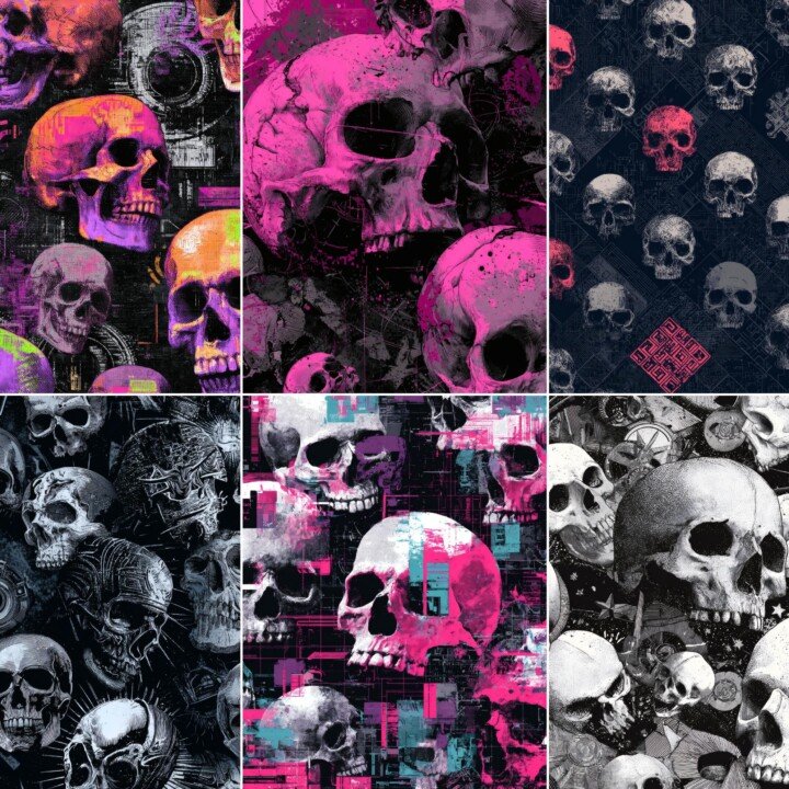 skull preview 2 – Journal Pages
