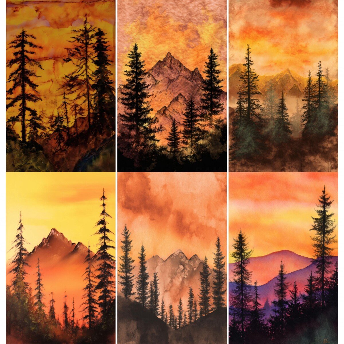 mountain preview 2 – Journal Pages