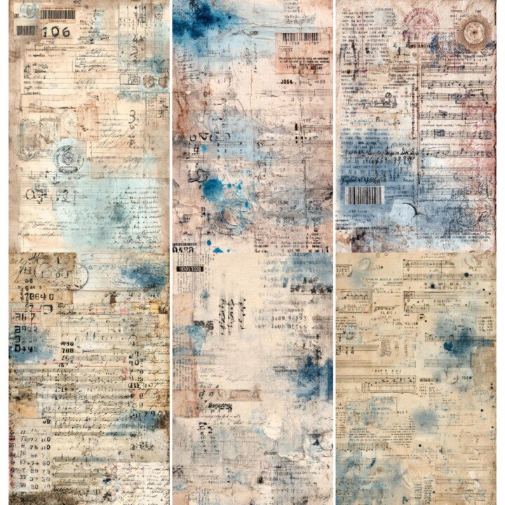 music – 52 Music Junk Journal Pages