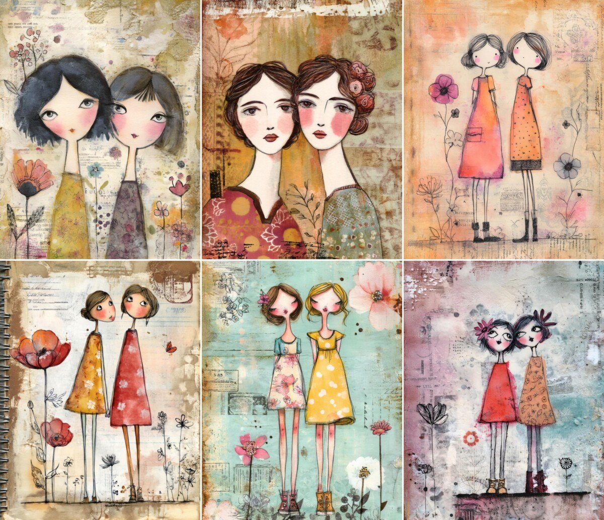 whimsical – 52 Whimsical Girl Journal Pages