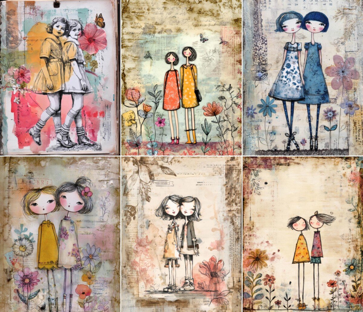 whimsical preview 4 – Journal Pages
