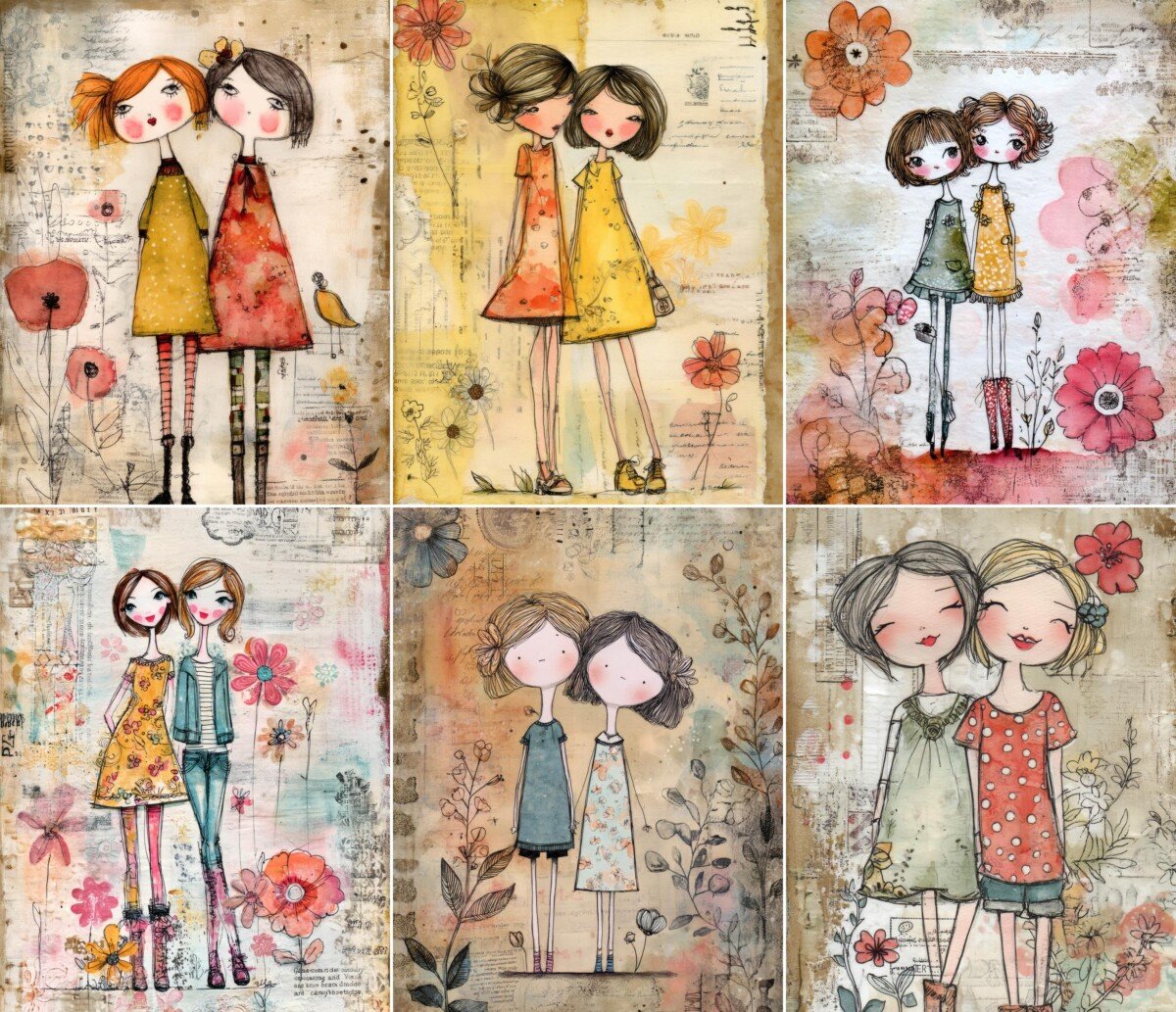 whimsical preview 6 – Journal Pages