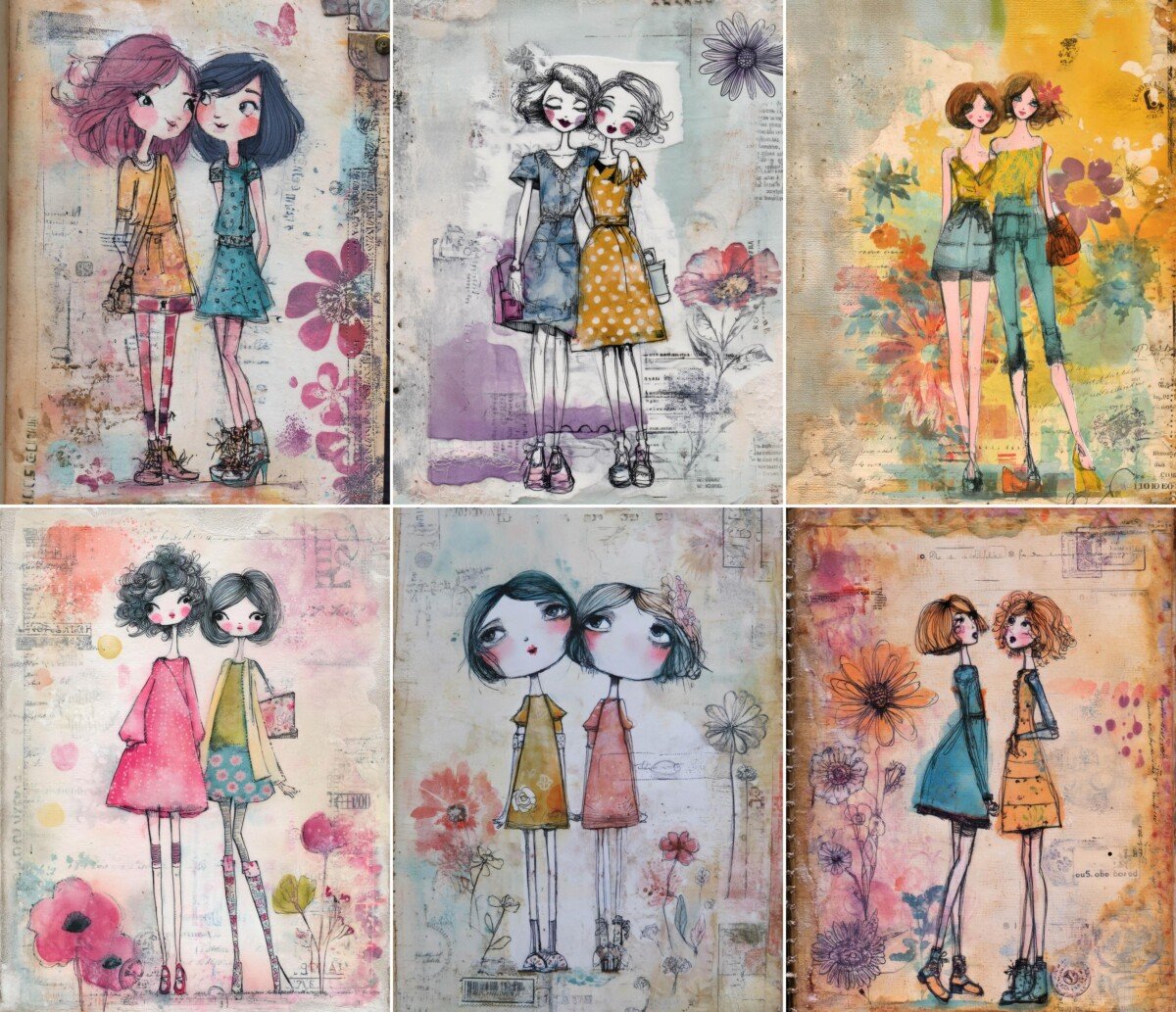whimsical preview 7 – Journal Pages