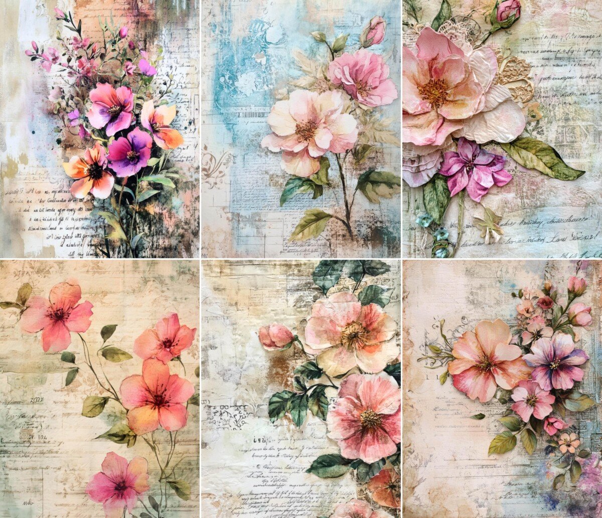 botanical – 60 Botanical Floral Journal Pages