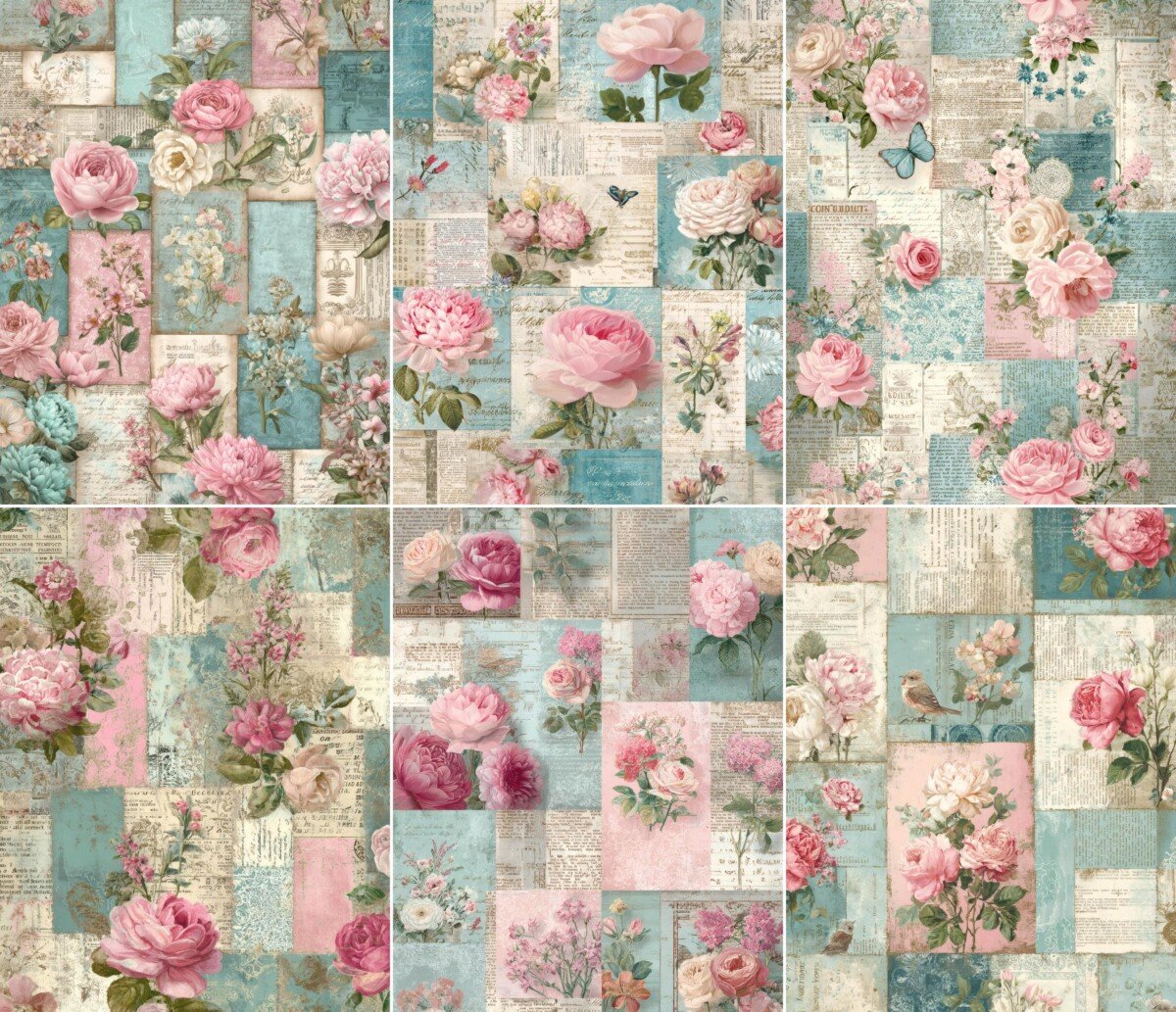 shabby – 52 Shabby Chic Patchwork Pages