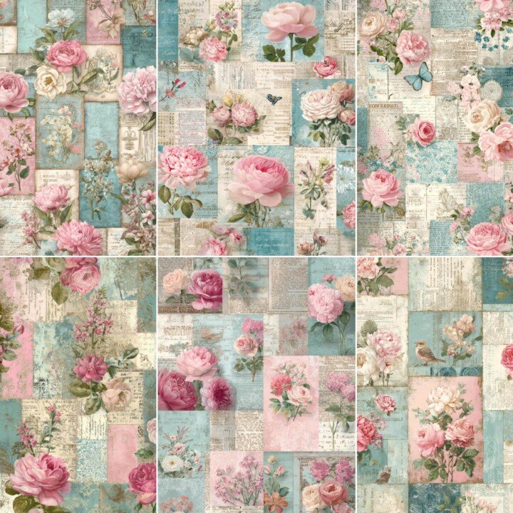 shabby – 52 Shabby Chic Patchwork Pages