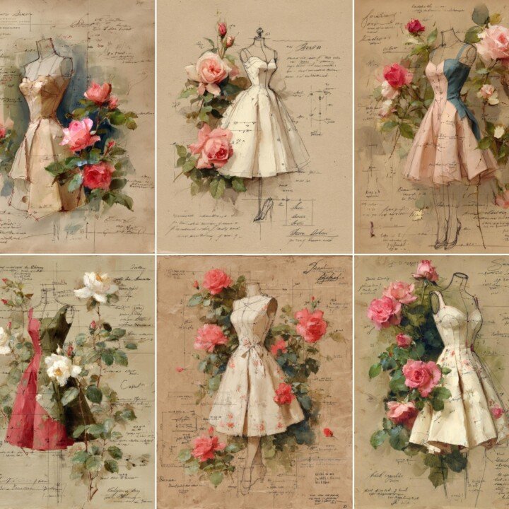 vintage preview 2 – Journal Pages