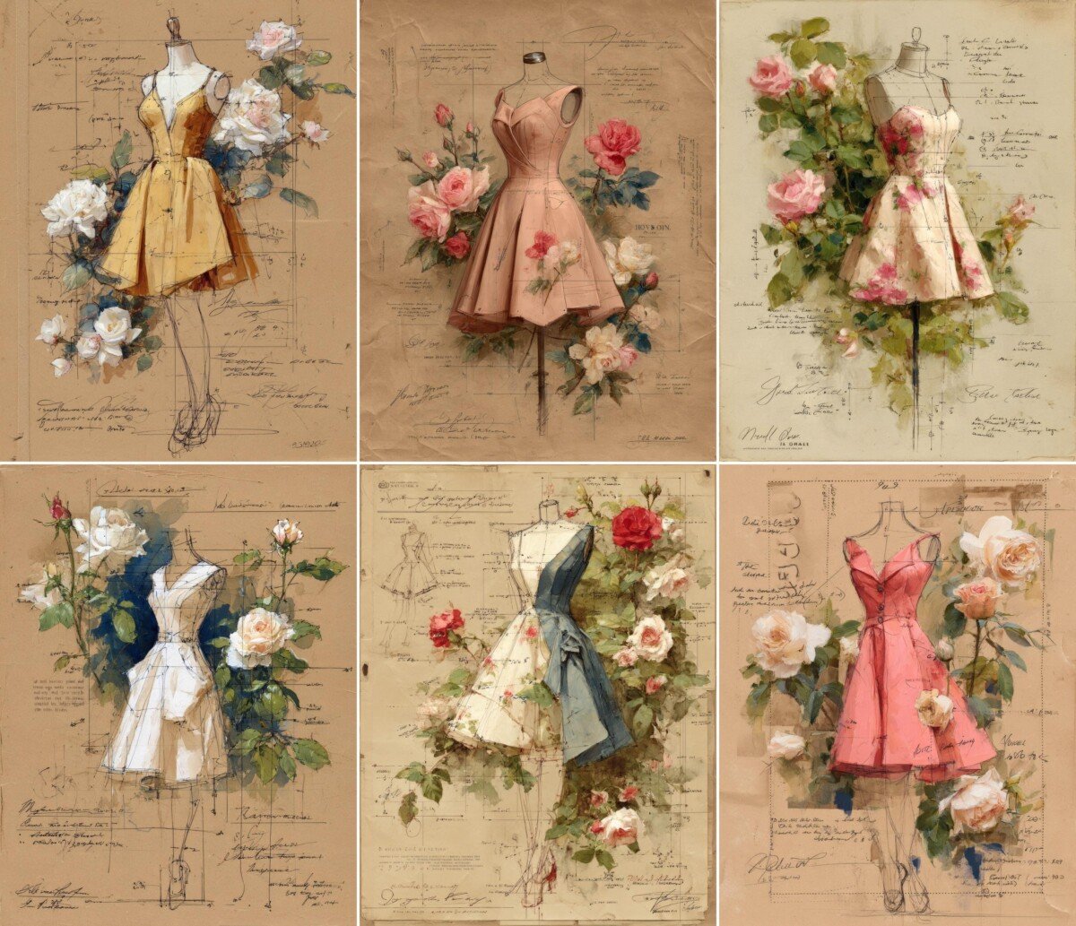 vintage preview 4 – Journal Pages