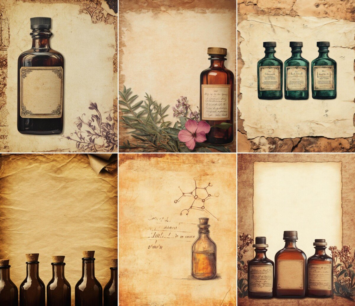 victorian – 52 Victorian Apothecary Journal Pages