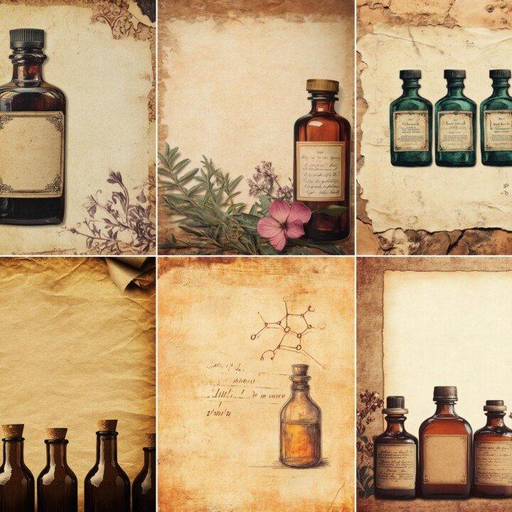 victorian – 52 Victorian Apothecary Journal Pages