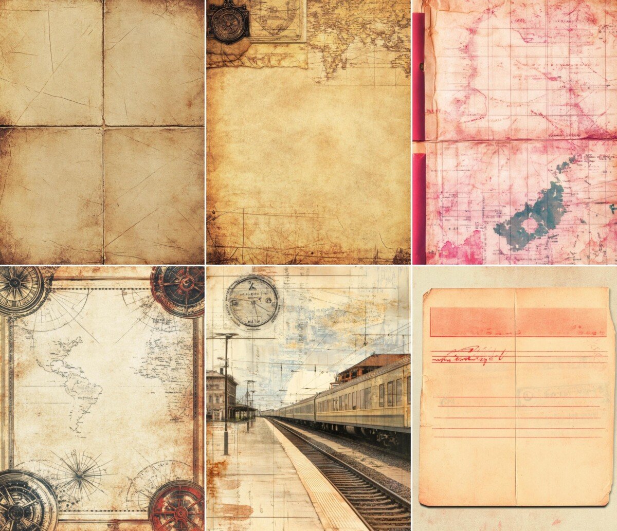 vintage preview 2 – Journal Pages