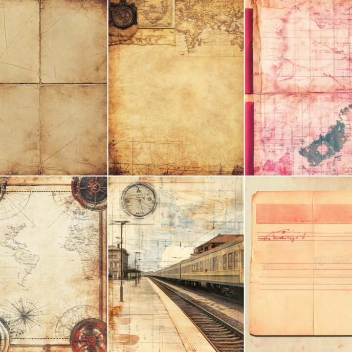 vintage preview 2 – Journal Pages