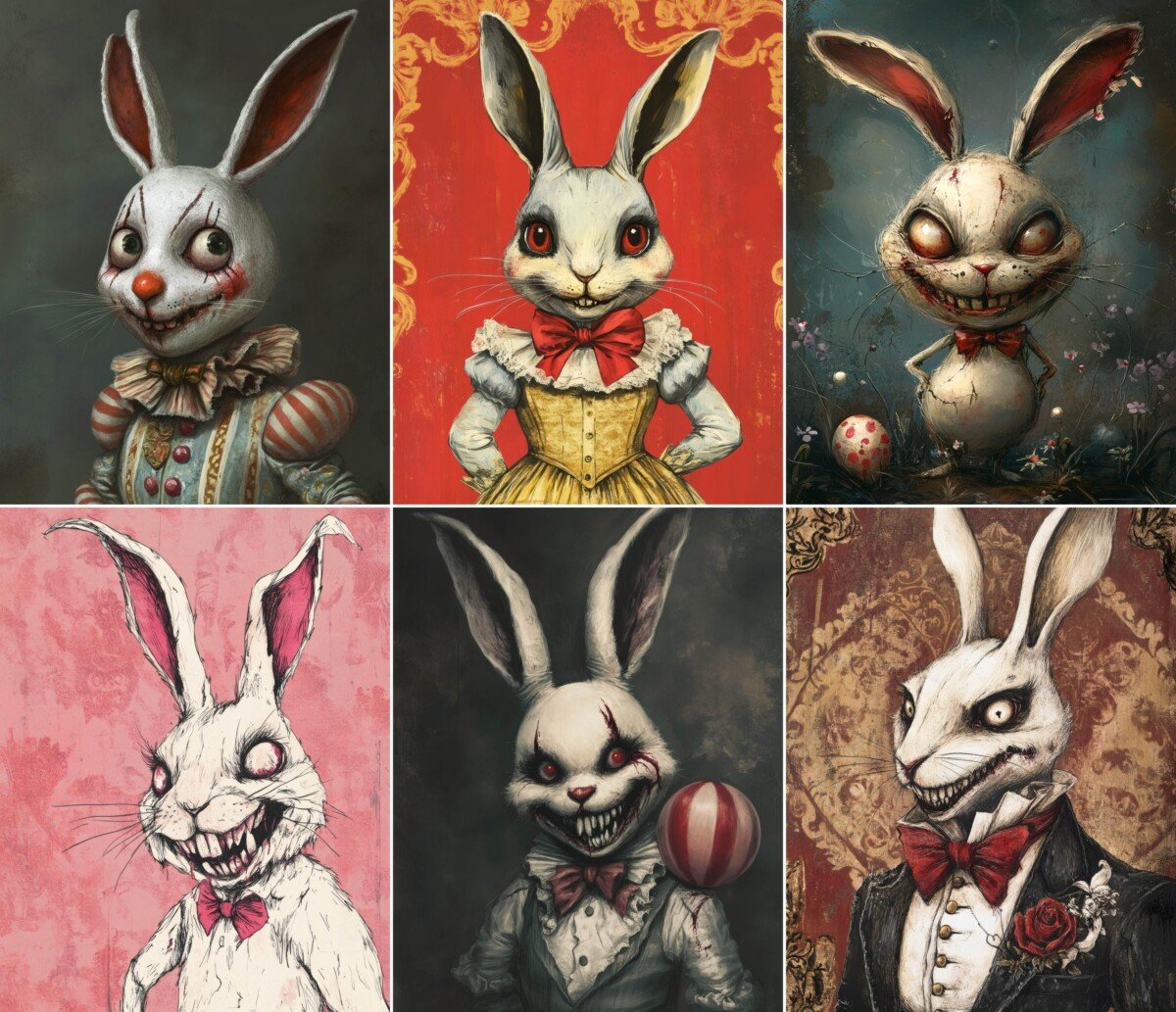 creepy – 52 Creepy Easter Bunny Journal Pages