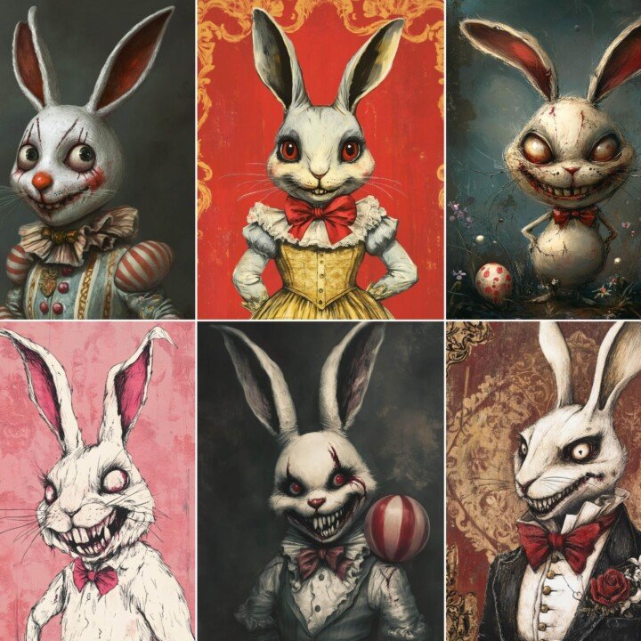 creepy – 52 Creepy Easter Bunny Journal Pages