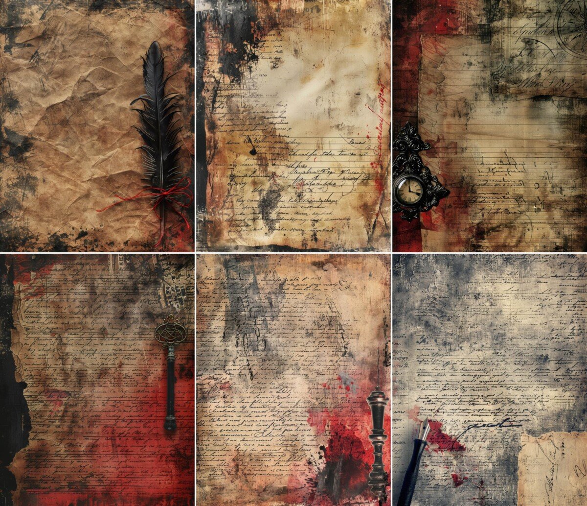 grunge preview 6 – Journal Pages