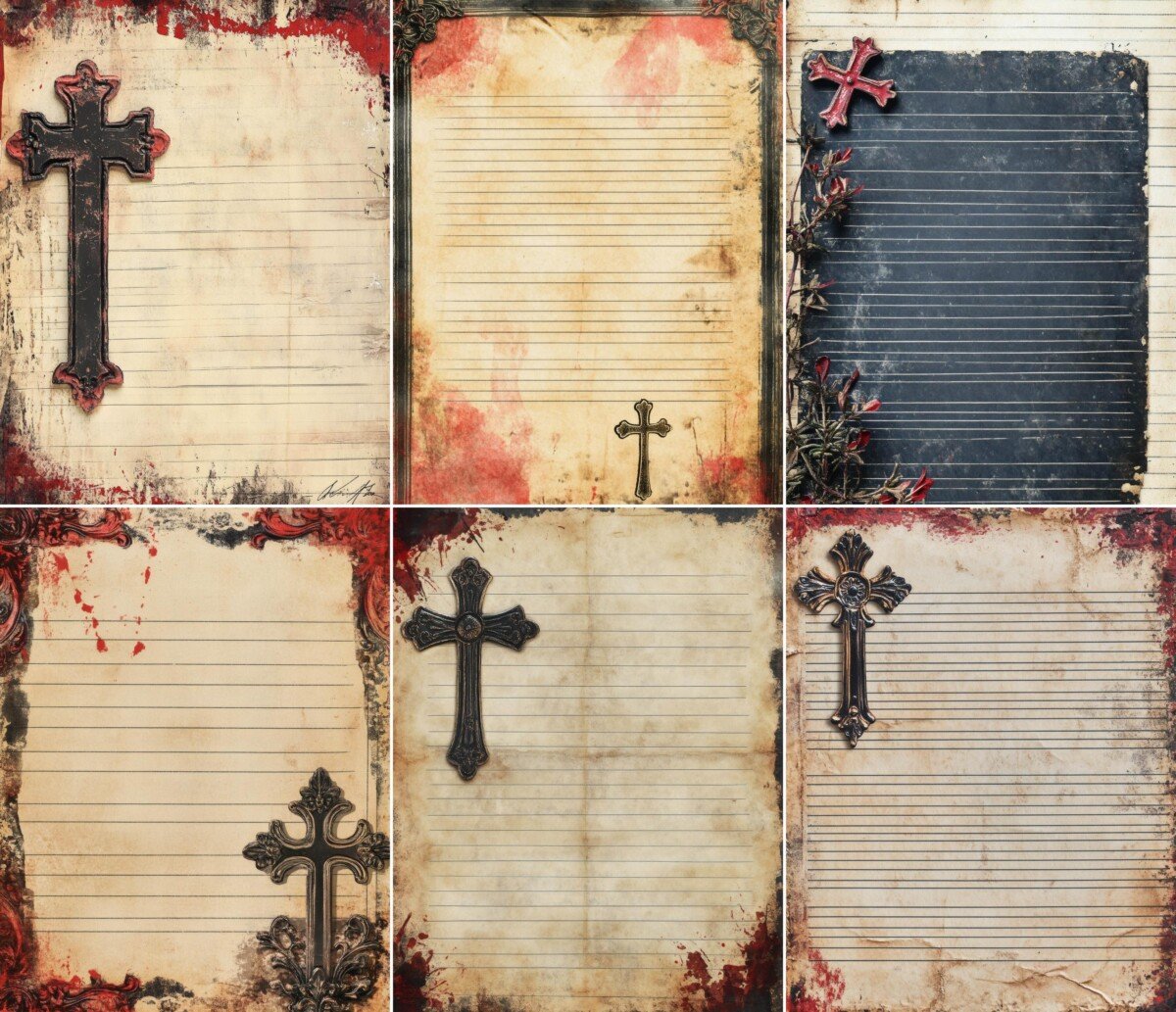gothic preview 7 – Journal Pages