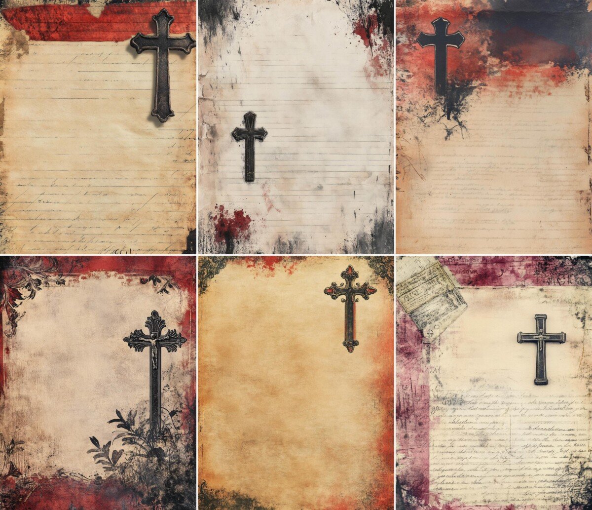 dark – 52 Dark Religious Writing Journal Pages