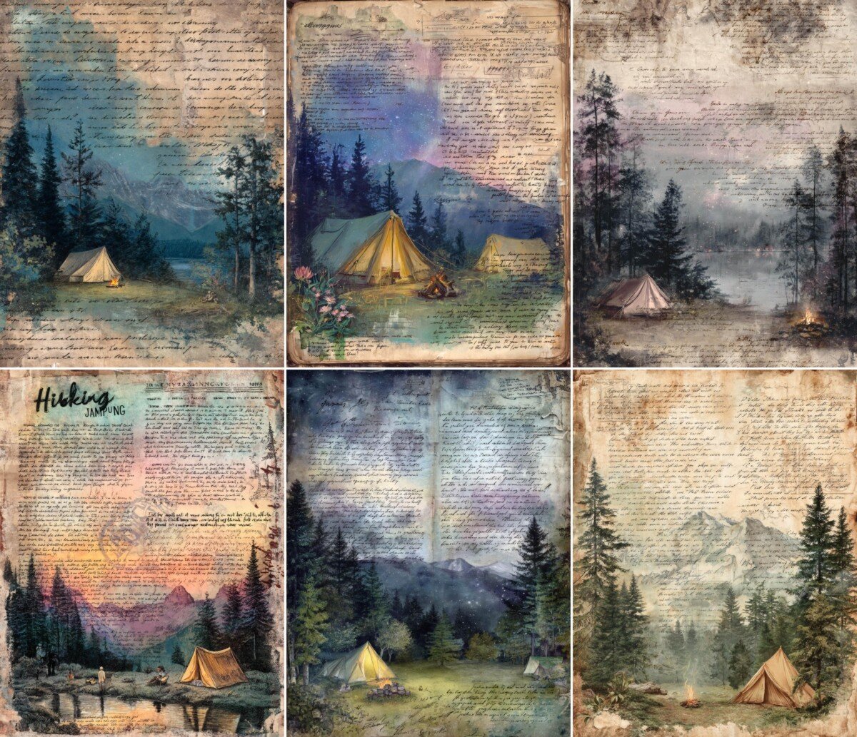 hiking – 52 Hiking Camping Journal Pages