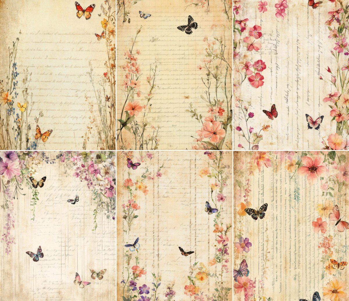floral preview 2 – Journal Pages