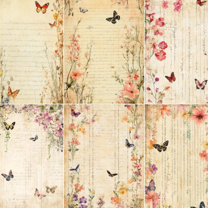 floral preview 2 – Journal Pages
