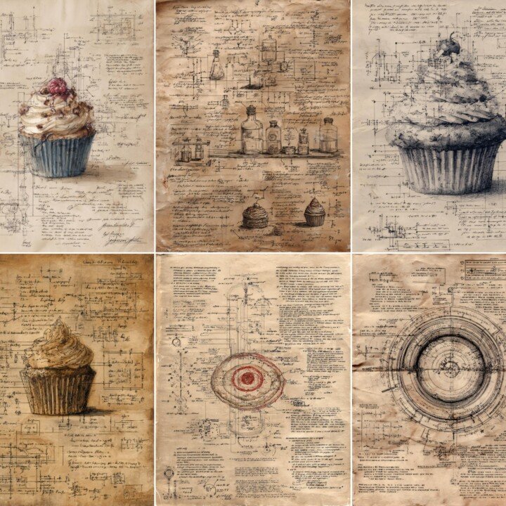 vintage preview 2 – Journal Pages