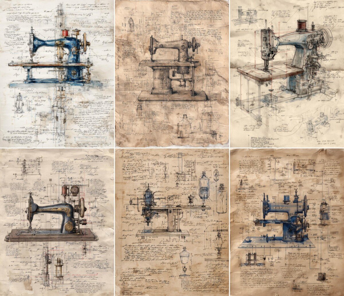 sewing preview 2 – Journal Pages