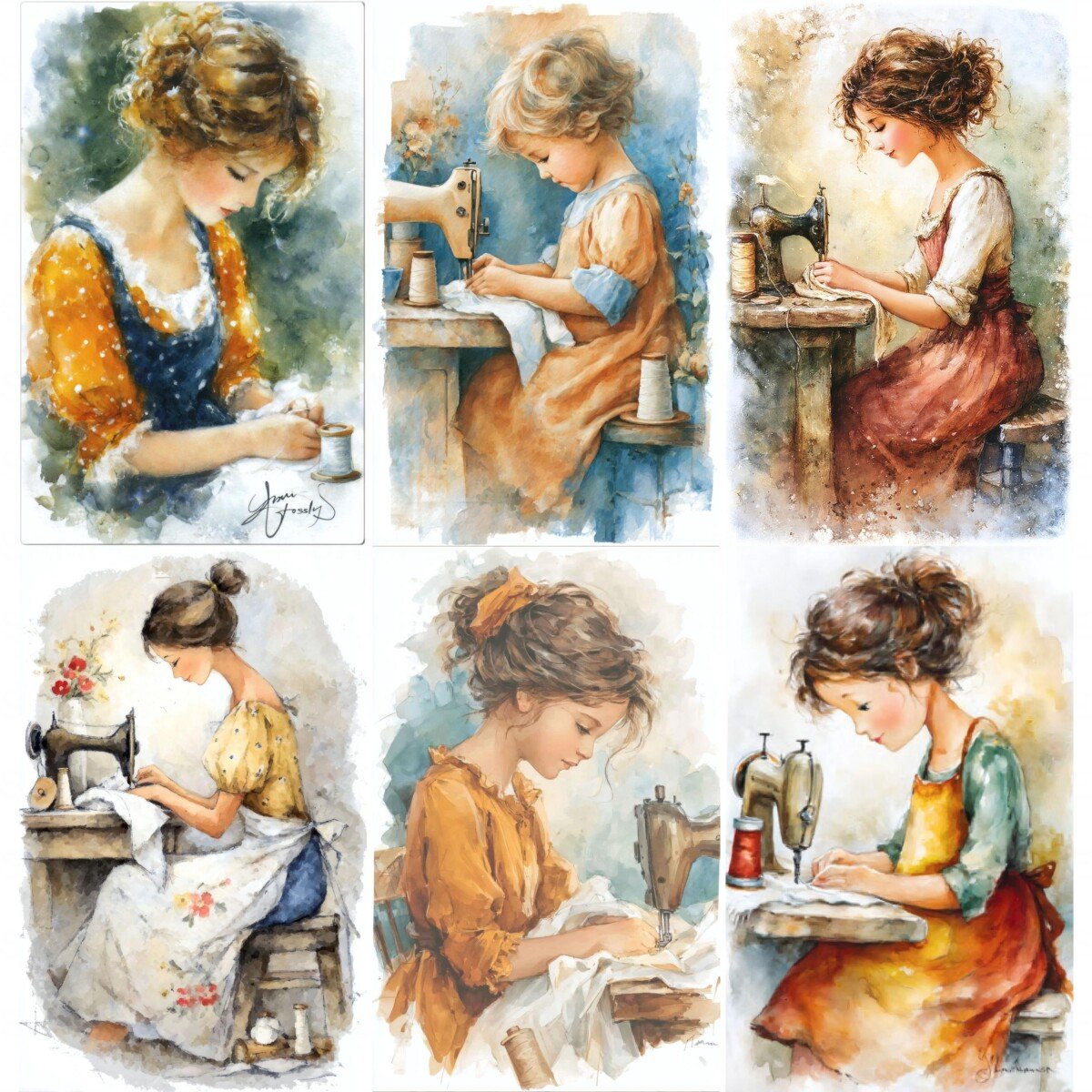 sewing – 48 Sewing Junk Journal Pages