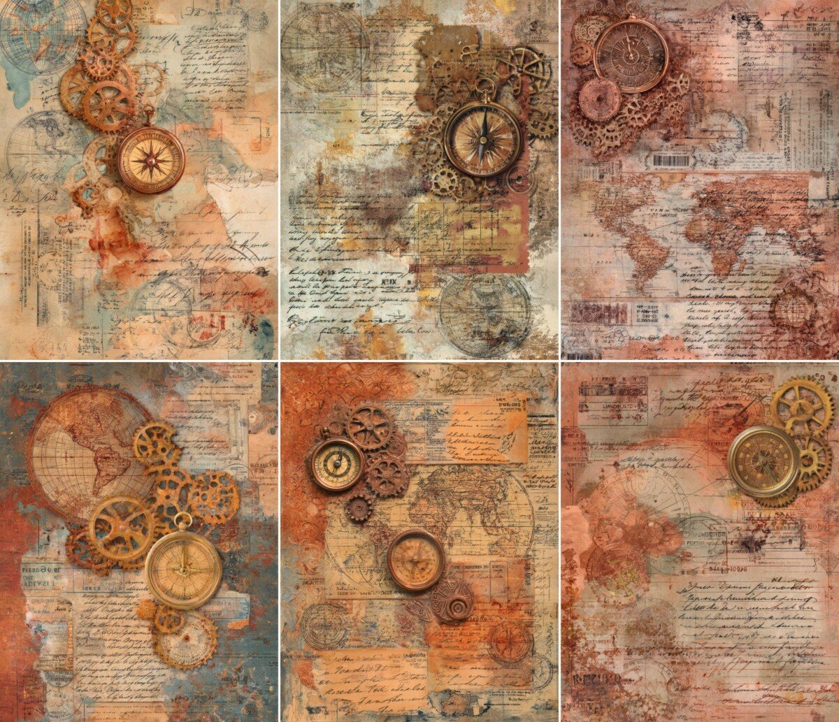 steampunk preview 5 – Journal Pages